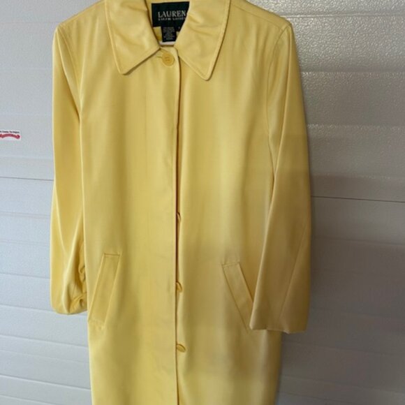 Yellow Ralph Lauren Raincoat - Picture 1 of 3